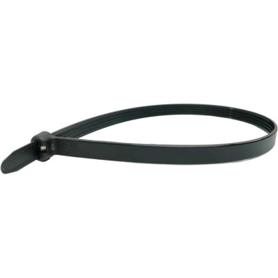 Стяжки с металлической вставкой зубом в головке LUXEL MET, черного цвета 10x550, упаковка 100 шт. LX20176-MET.B