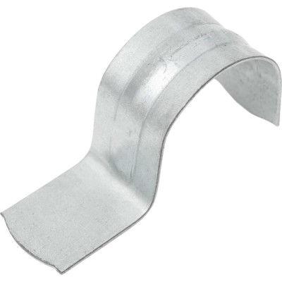 Скоба металлическая Gigant однолапковая СМО 25-26 мм б/о оцинк. 100шт GMB-1/2526