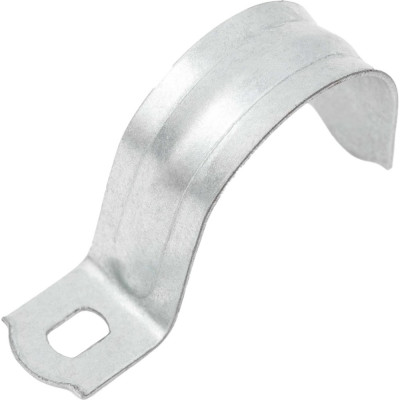 Скоба металлическая Gigant однолапковая СМО 25-26 мм с/о оцинк. 100шт GMB-1/2526O