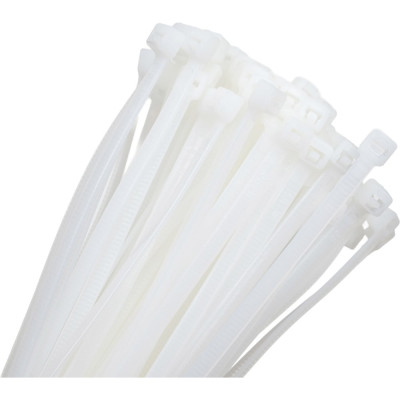 Стяжки нейлоновые HEADROCK белые, 4x200, 100 шт. 144-721-4200
