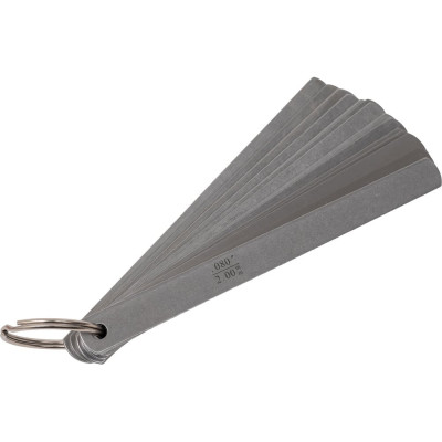 Набор щупов Vogel 0.10 ... 2.0, L=150, через 0.1, закаленная пружинная сталь, 20 шт 436158