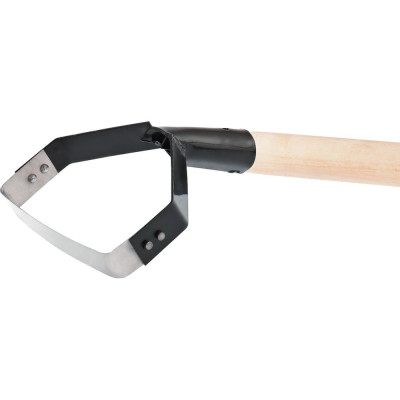 Полольник петлеобразный КЭС рессорно-пружинная сталь, 155х1250 мм, деревянный черенок 21010064