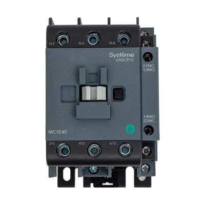 Контактор Systeme Electric MC1E 3P 40A НО+НЗ 380V/400V 50/60ГЦ (LC1E40Q5) (ранее LC1E40Q5) MC1E40Q7