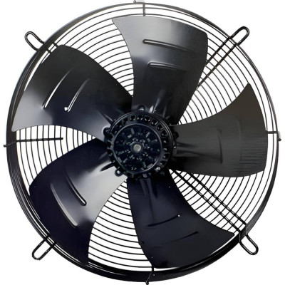 Вентилятор осевой всасывания Refprom YWF-4E-400S на 220V с защитной решеткой диаметр лопастей 400мм артикул 003125