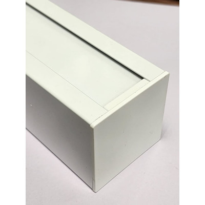 Профиль МЕТА-МИ MI-LINE 50 алюминиевый, WHITE, 2000 мм MI PR-0612