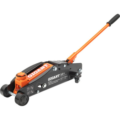 Подкатной гидравлический домкрат Gigant с фиксатором, 2,5т 140-385 мм, в кейсе GSJR-2,5T