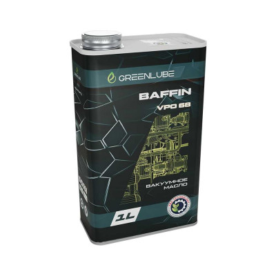 Масло для вакуумных насосов GREENLUBE Baffin VPO 68, 1 л GLB12832468001