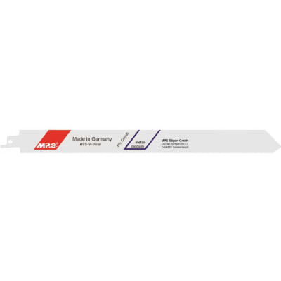Полотно для сабельных пил по металлу, нержавеющей стали MPS (S 1226 CHF), 5 шт., 4465-VP-5