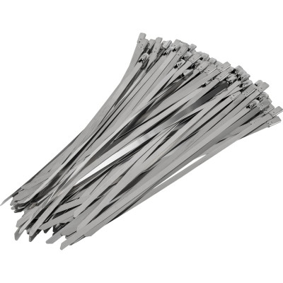 Стальные хомуты-стяжки Gigant нержавеющие 4,6х200мм 100шт. 123941