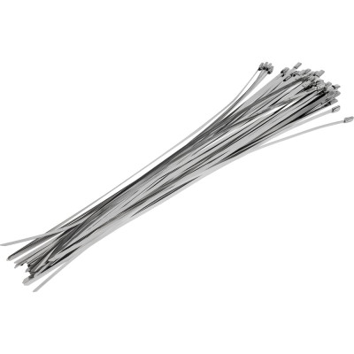 Стальные хомуты-стяжки Gigant нержавеющие 4.6x400мм 50шт. 123956