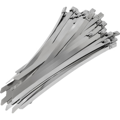 Стальные хомуты-стяжки Gigant нержавеющие 7,9x200мм 50шт. 123957