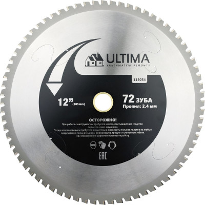 Универсальный пильный диск, ULTIMA 305-25,4/30 мм, Z72 115054