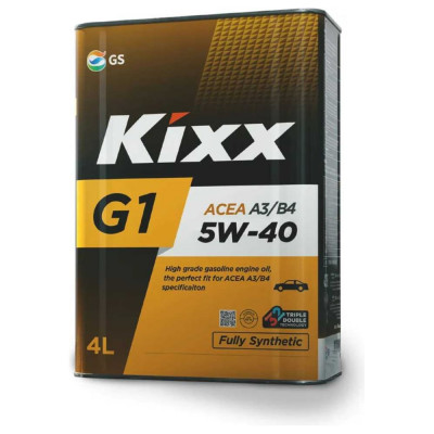 Масло моторное KIXX G1 5w-40 API SN/CF, ACEA A3/B4, 4л, синт. L201944TE1