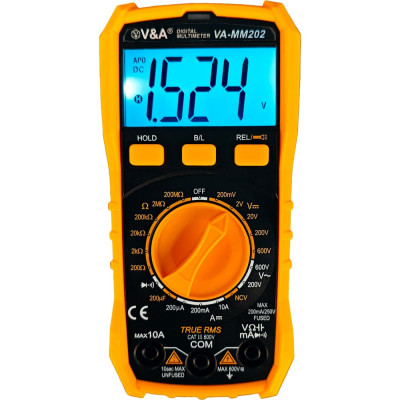 Мультиметр с поверкой V&A VA-ММ202