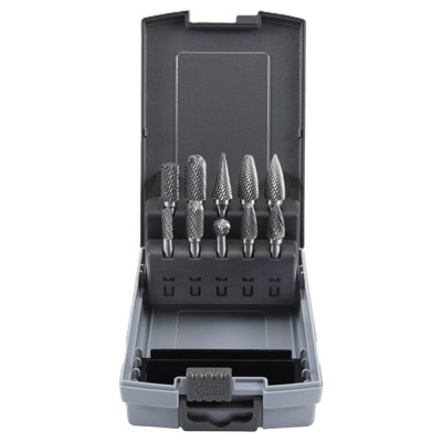 Набор бор-фрез с двойной насечкой, 10 предметов SATA 53706