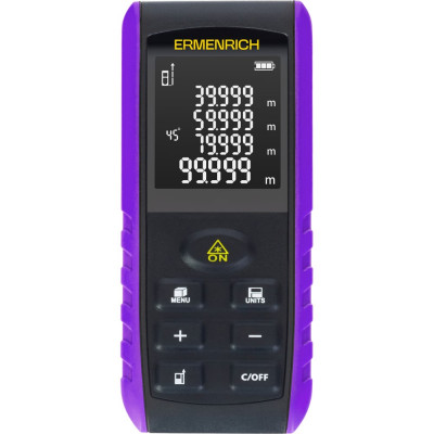 Лазерная рулетка Ermenrich Reel PRO GE80, фиолетовый 85320
