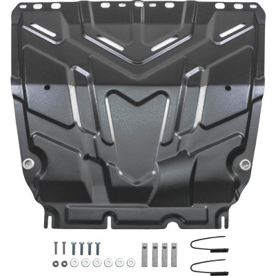 Защита картера + КПП + комплект крепежа AutoMax сталь, Ford Focus 2015-, V - все/Ford Focus 2005-2011, V - все/Ford Focus 2011-2015, V - все/Ford С- AM.1850.1