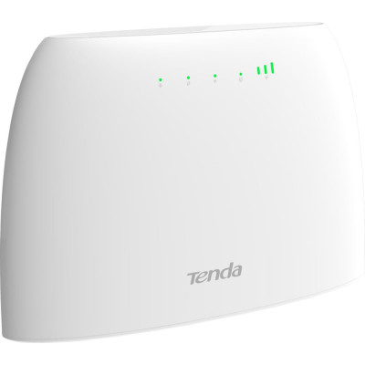 Wi-Fi Роутер Tenda 4G03 N300, 2,4 ГГц до 300 Мбит/с, LTE/3G/4G до 150 Мбит/с, SIM-слот, 4 внутренние антенны 10000085688