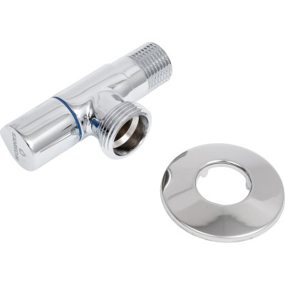 Кран угловой Sankom 1/2x3/4" blue для стиральной и посудомоечной машины 01AV3/4BL