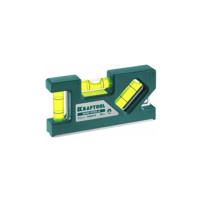 Магнитный компактный уровень KRAFTOOL 100 мм Mini-Pro 3 34861-010