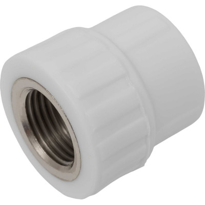 Муфта PP-R бел комб 25х1/2 ВР Gigant GPM-25X12ВР