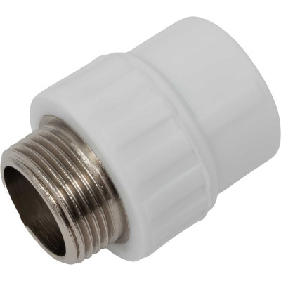 Муфта PP-R бел комб 25х3/4 НР Gigant GPM-25X34НР