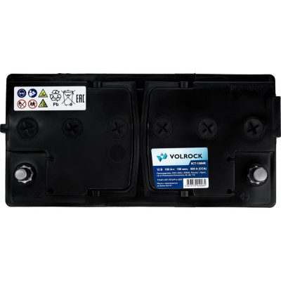 Аккумулятор VOLROCK 6СТ-100NR (O.П.) 800А конус 4673770940065
