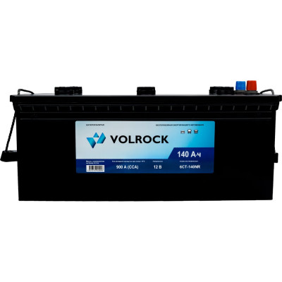 Аккумулятор VOLROCK 6СТ-140NR (O.П.) 900А конус 4673770940089