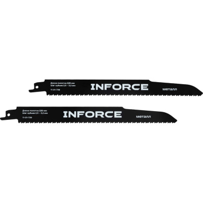 Полотна по металлу 228x2,5-3,2 мм, 2шт Inforce 11-01-739