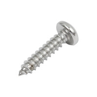 Саморез с полукруглой головкой КРЕП-КОМП DIN 7981, нерж. А2, 3,5х16, 1000 шт. шпн3516