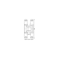 Петля Hafele врезная TE541 3D FVZ F1 924.19.019