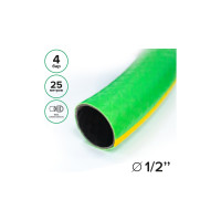 Поливочный армированный шланг POLYAGRO Сад 1/2", 25 м 7550225