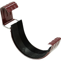 Соединитель желоба Grand Line GL 125 мм, RAL 3005 ШК 88017