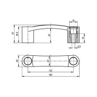 Бугельная ручка KIPP K1092.213208