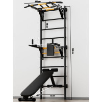 Шведская стенка BARFITS new age x3 турник рукоход, черный na-x3-ruk-black