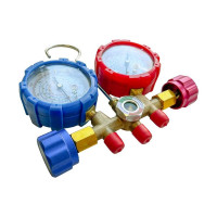 Манометрический коллектор VOLL v-mgr 536 1/4"sae-5.16"sae для хладогентов r22, r134a, r410a, r404a 9.13536