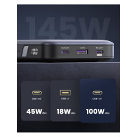 Внешний аккумулятор Ugreen pb205 pd 145w power bank 25000mah. цвет: серый 90597A