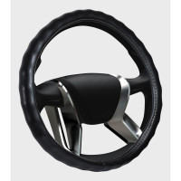 Оплетка на руль кожаная SENATOR Vermont XL d=42 см, черный OPLS0713