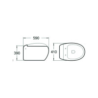Подвесной унитаз Santi Line сиденье микролифт SL-5001