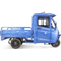 Грузовой электротрицикл Rutrike КАРГО Кабина 1500 60V1000W темно-синий-2652 022468-2652