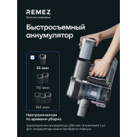 Вертикальный беспроводной пылесос МультиКлик Про Телескопик RMVC-533 Remez ЦБ-00000584
