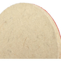 Диск полировальный 125x6 мм, под липучку, войлок тонкошерстный 10шт. TORGWIN T710127