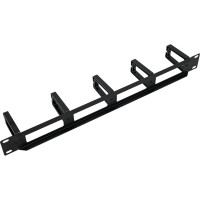 Панель-органайзер кабеля 5Bites 5 колец / 1u / 19" / black CM-103B