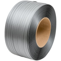 Стреппинг лента ПП Gigant 15x1х1,2 км, 300 кгс, серая GSTG-15-10-12