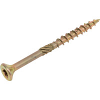 Конструкционный саморез КРЕП-КОМП потайной Torx, желтый цинк, 4.0x50 мм, 200 шт. скт450