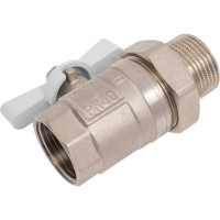 Шаровой кран STI накидная гайка, 25, бабочка 00000003665