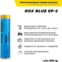 Многоцелевая синяя смазка ROX BLUE EP-2 коробка 25 туб R612