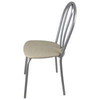 Стул MODULE`S TYLE Сити бежевый печать/хром ВИ0025