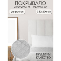 Покрывало ND Home серый, полиэстер, 150x200 см 307972