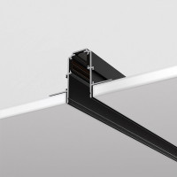 Шинопровод MAYTONI exility 3м, встраиваемый, под гкл 12,5мм, черный TRX034-423.12B